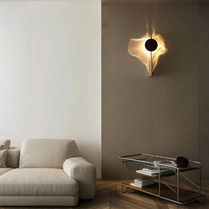 Rotating Ripple Wall Light