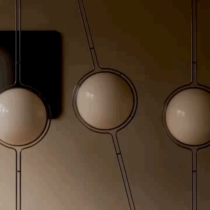 Floor-to-Ceiling Globe Lamp