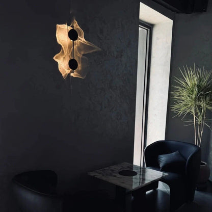 Rotating Ripple Wall Light