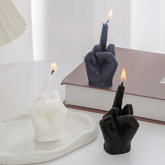 Middle Finger Candle