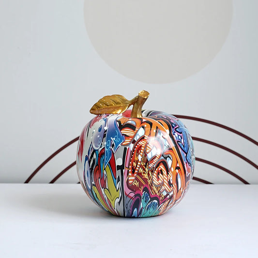 Graffiti Apple Ornament